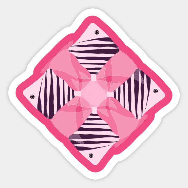 Soft pink fish Sticker by Gerchek